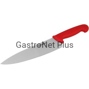 Nóż kuchenny, HACCP, czerwony, L 220 mm