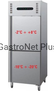 Szafa chłodniczo mroźnicza 300l+300l, GN 2/1 