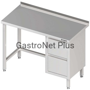 Stół z blokiem 2 szuflad po prawej stronie 1500 x 600 x 850