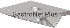 Okap centralny skośny 2700 x 1600 x 450 mm