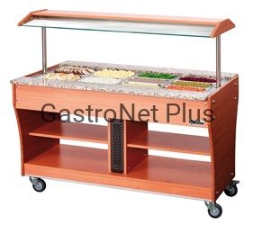 Bufet - lada grzewcza GN 4 x 1/1, głębokość 150 mm