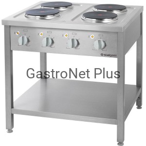 Kuchnia elektryczna, 4-płytowa, 10.4 kW