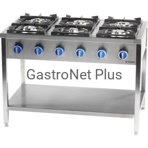 Kuchnia gazowa, 6-palnikowa, 700 mm, 32.5 kW, G30
