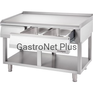 Stanowisko neutralne, nastawne, z szufladami, 1200 mm