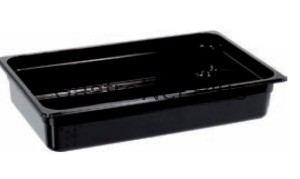 Pojemnik GN BLACK 1/1 z poliwęglanu / 530x325mm /h 150 mm / 20,0 l 