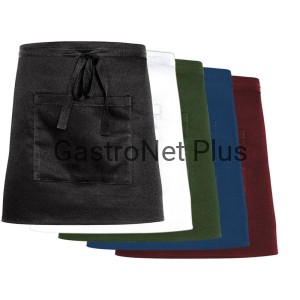 Zapaska mini z kieszonką, czarna, L 373 mm