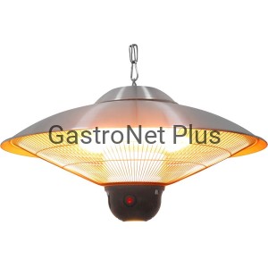 Lampa grzewcza wisząca ze zdalnym sterowaniem i oświetleniem led 