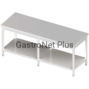 Stół centralny z półką 2300x700x850 mm