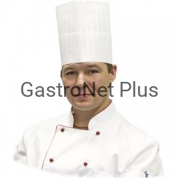 Czapka kucharska premium h 20 cm 