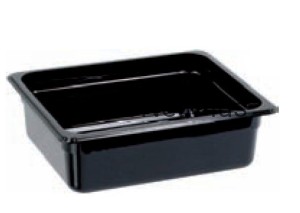 Pojemnik GN BLACK 1/2 z poliwęglanu / 325x265mm /h 100mm / 6,0l