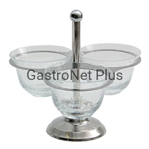 Stojak obrotowy na musli / miseczka Ø14 cm / h 28 cm