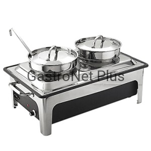 Podgrzewacz z kociołkami elektryczny / 62 cm / 48 cm / h 31 cm /