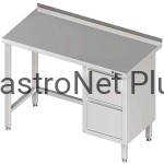 Stół z blokiem 2 szuflad po prawej stronie 800 x 600 x 850