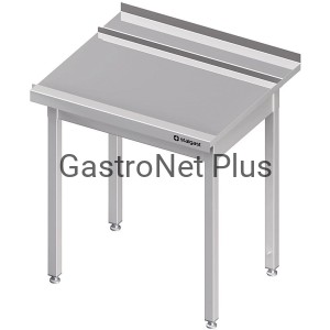 Stół wyładowczy prawy bez półki, do zmywarki kapturowej Stalgast, 1300x750x880