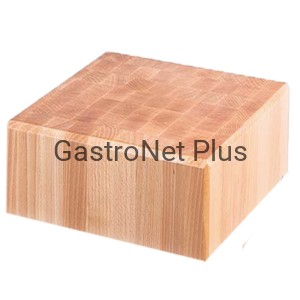 Kloc masarski drewniany 400x400x150 mm