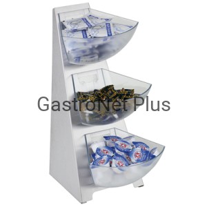 Ekspozytor trzypoziomowy 3x1L