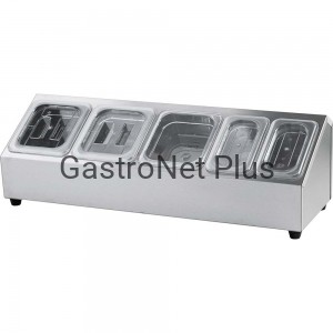 Ekspozytor na pojemniki gn 1/6 i 1/9 