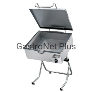 Patelnia uchylna nierdzewna na stelażu