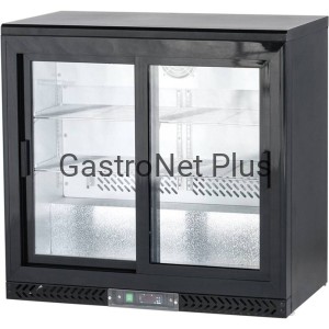 Chłodziarka do butelek 250l drzwi przesuwne 
