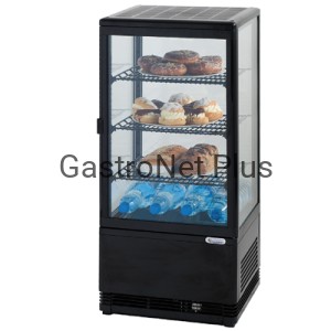 Witryna ekspozycyjna chłodnicza 78 L (czarna)