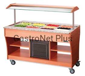 Lada sałatkowa 4 x 1/1 GN, głębokość 150 mm