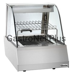 Witryna grzewcza GN 1/1 - szyba przednia gięta panoramiczna