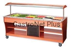 Lada sałatkowa 6 x 1/1 GN, głębokość 150 mm