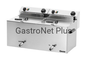 Frytownica elektryczna podwójna z kranem spustowym "Professional II"